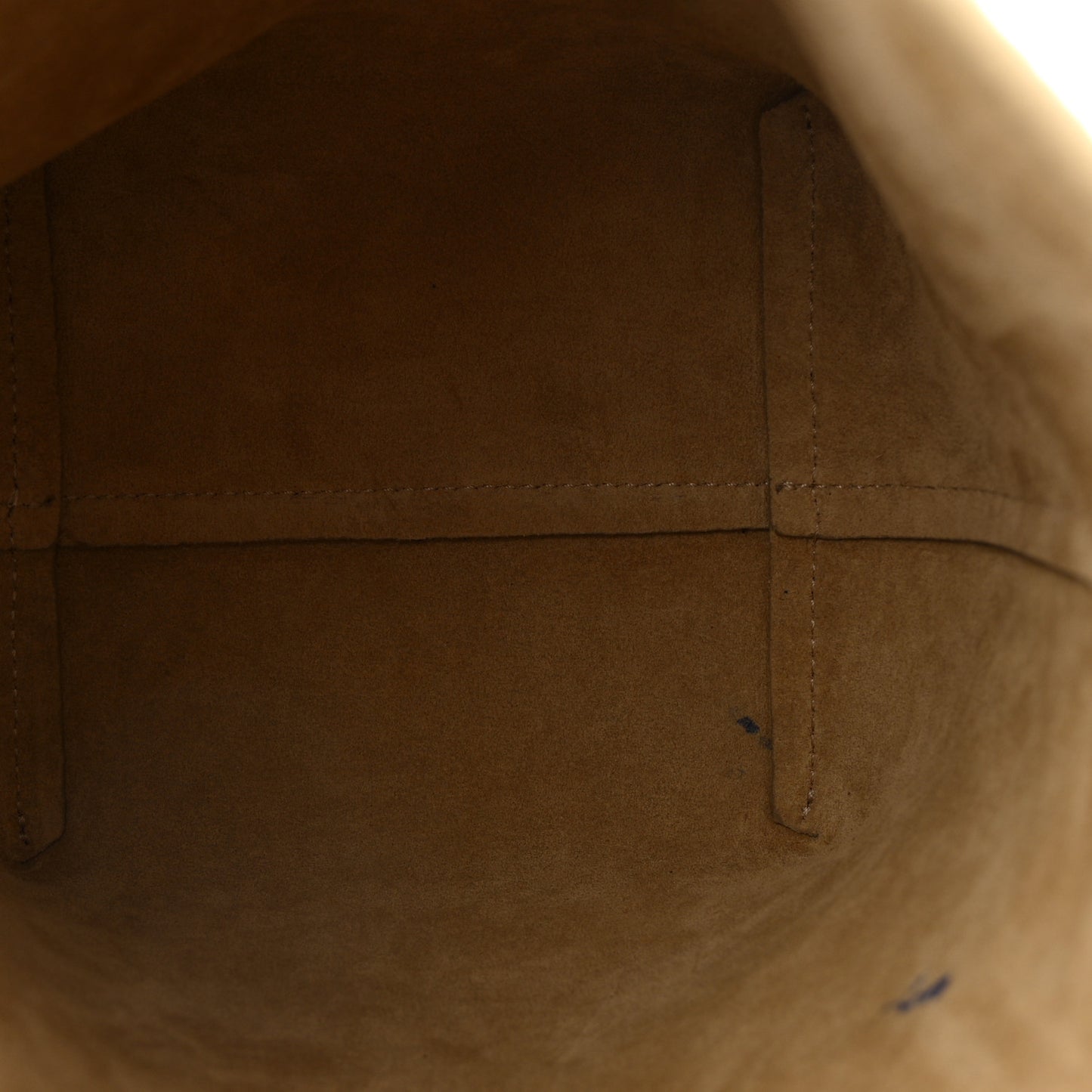 Grained Calfskin Small N/S Park Tote Dark Taupe