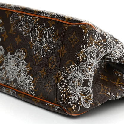 Louis Vuitton Monogram Dentelle Batignolles Horizontal Silver 10 of 11