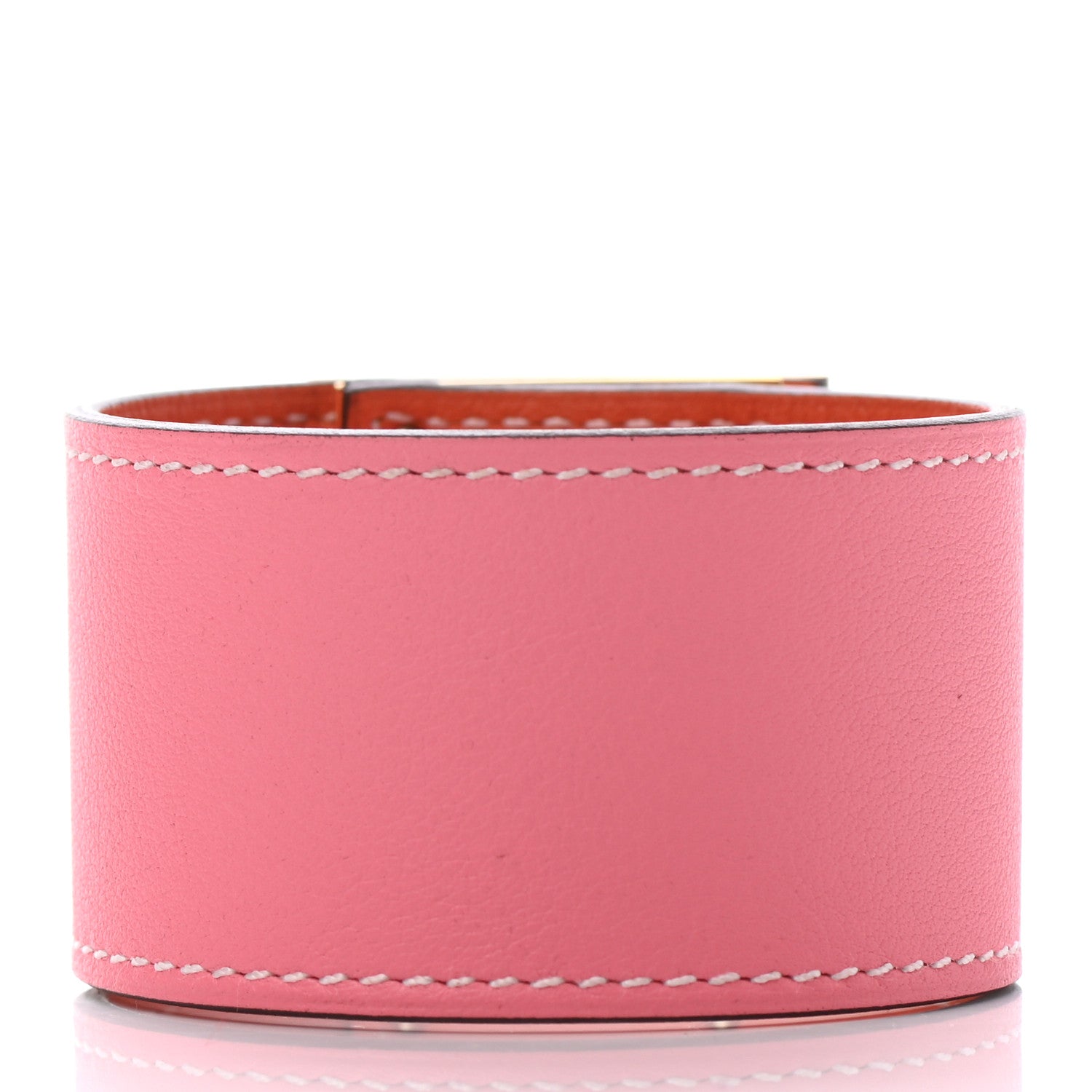 Hermes Swift Kelly Dog Bracelet T2 Rose D'Ete Orange 3 of 6