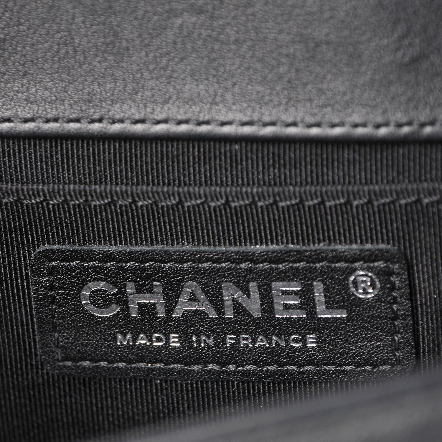 Chanel Calfskin Quilted Medium Boy Flap So Black 6 of 7