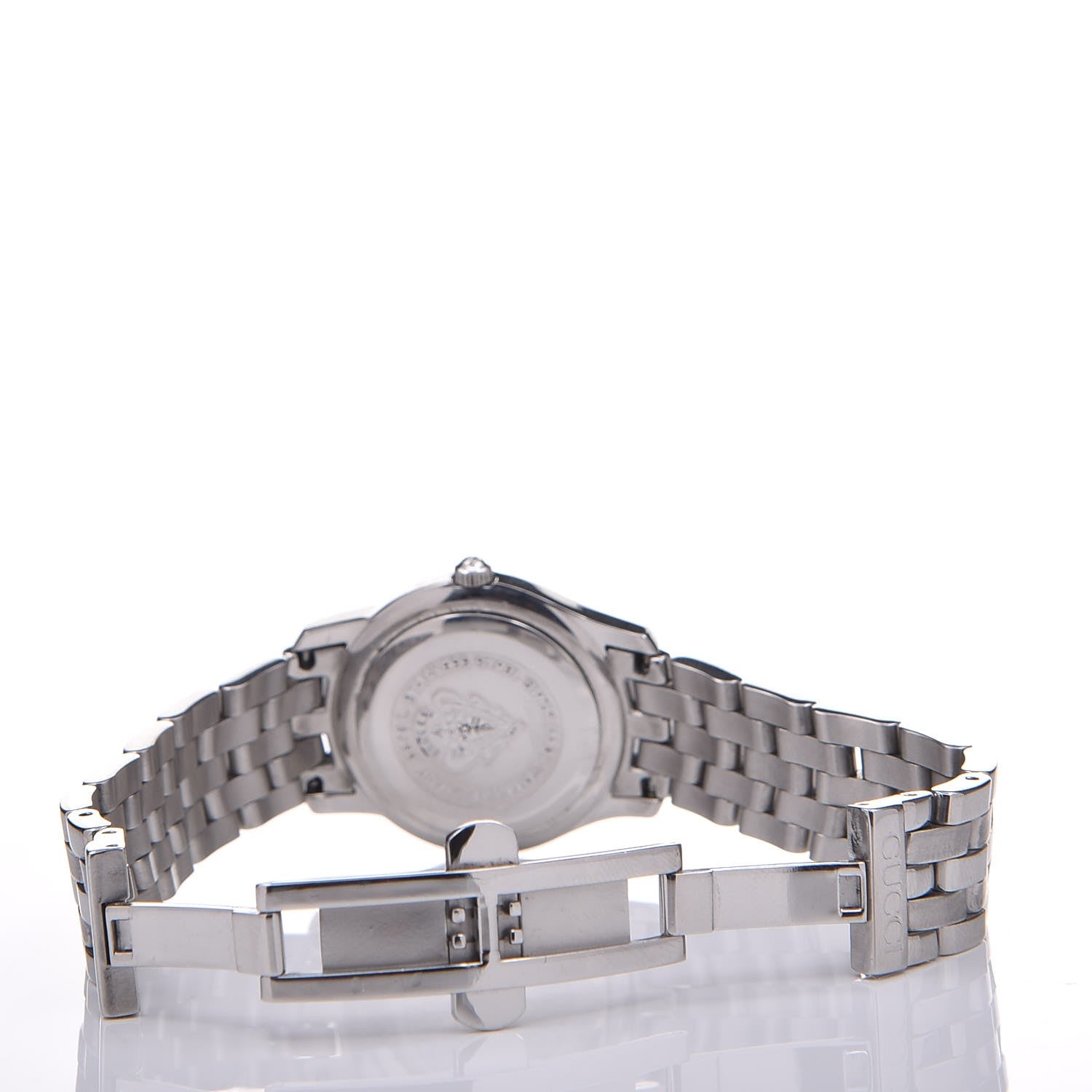Gucci Stainless Steel Diamond 27mm 5500L Quartz Watch Black 6 of 6