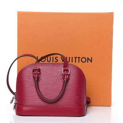 Louis Vuitton Epi Nano Alma Fuchsia 9 of 9