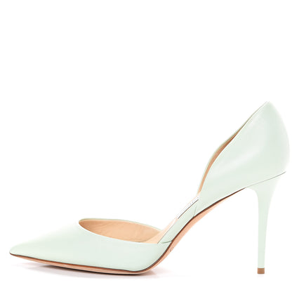 Jimmy Choo Calfskin Addison d'Orsay Pump 39 Key Lime 1 of 8