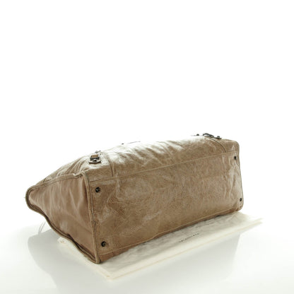 Balenciaga Agneau Classic Hardware Weekender Gris Poivre 4 of 9