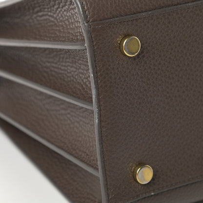 Saint Laurent Grained Calfskin Small Sac De Jour Earth 13 of 18
