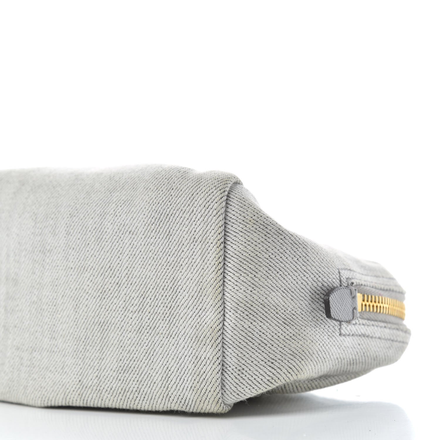 Prada Denim Cosmetic Pouch White 9 of 9