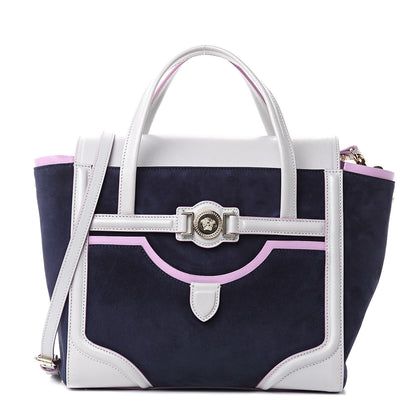 Versace Suede Nappa Goatskin Signature Bag Multicolor 1 of 12