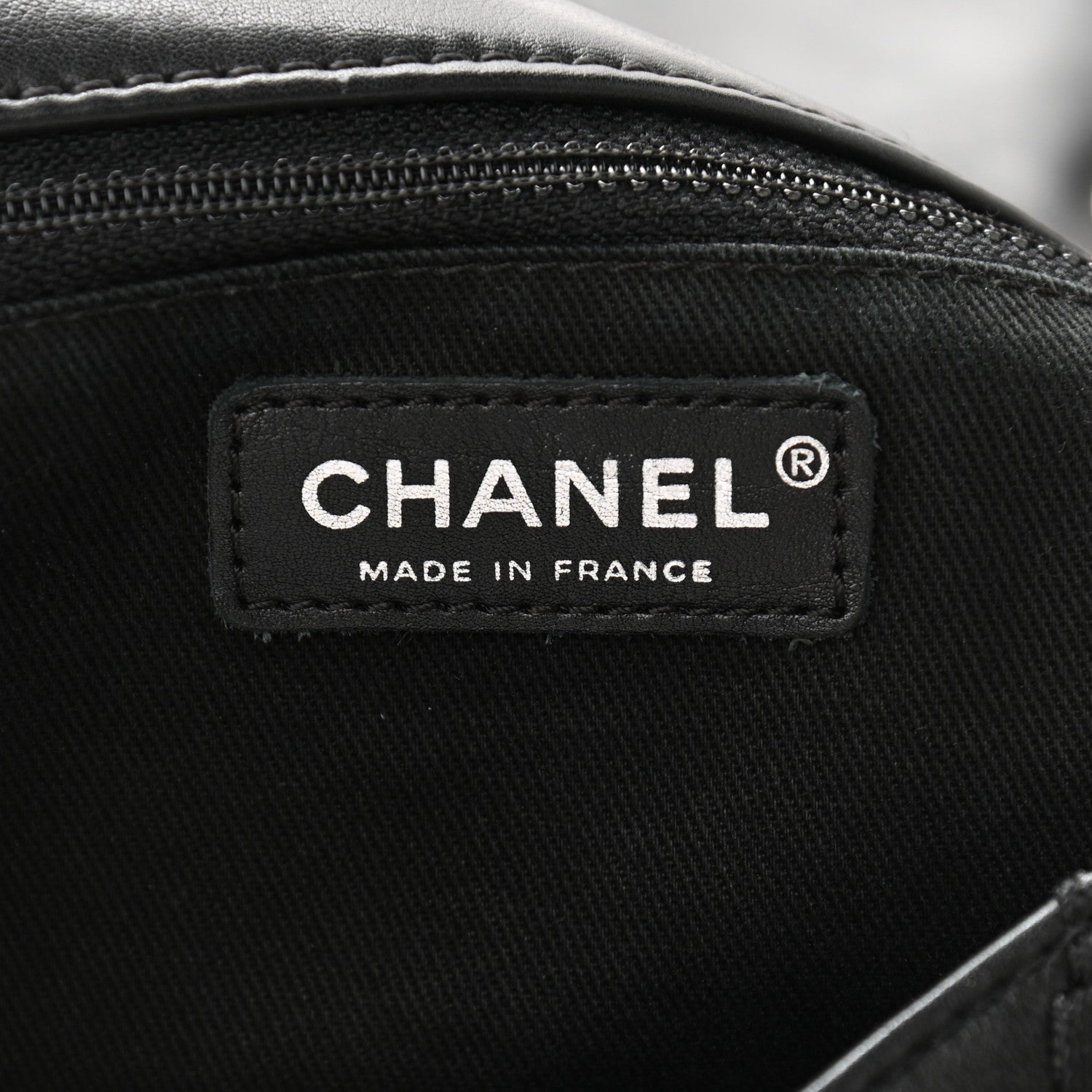 Chanel Calfskin Stitched Large Expandable Flap Bag Black 5 of 12