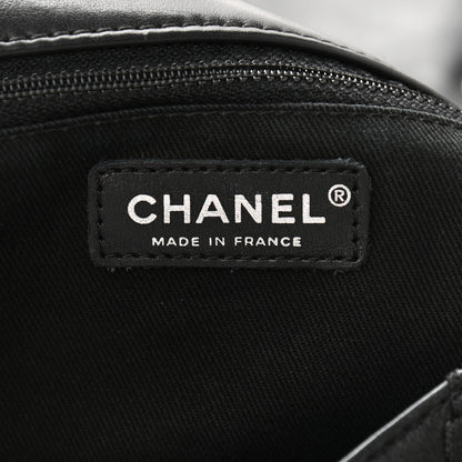 Chanel Calfskin Stitched Large Expandable Flap Bag Black 5 of 12