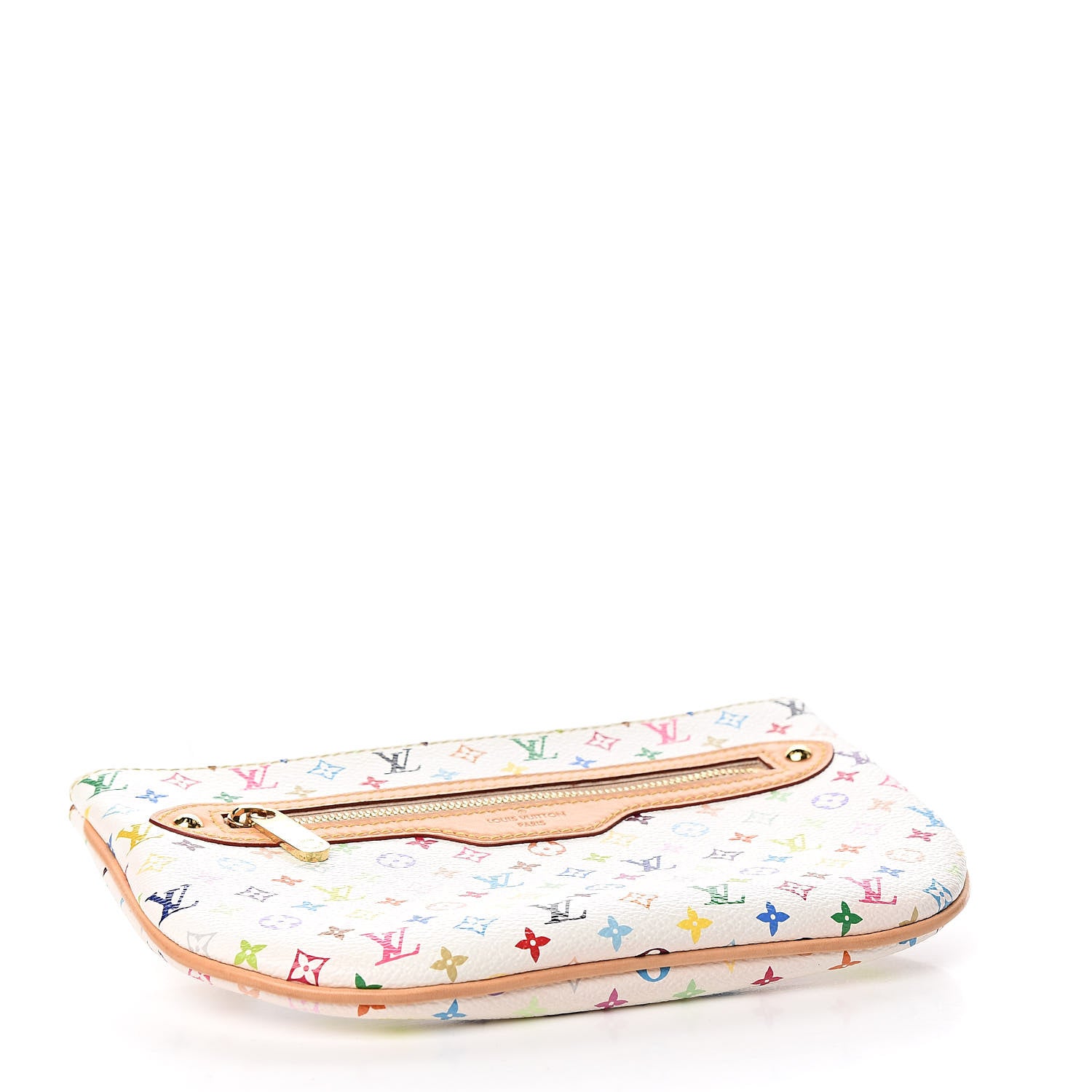 Louis Vuitton Monogram Multicolor Pochette Plate GM White 4 of 7