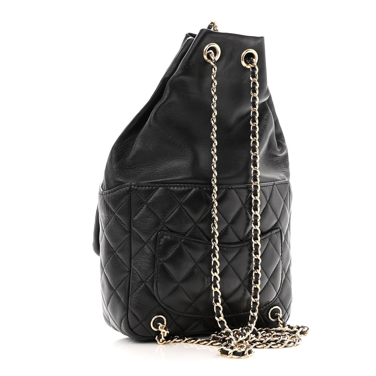 Chanel Lambskin Quilted Small in Seoul Backpack Black 3 of 9
