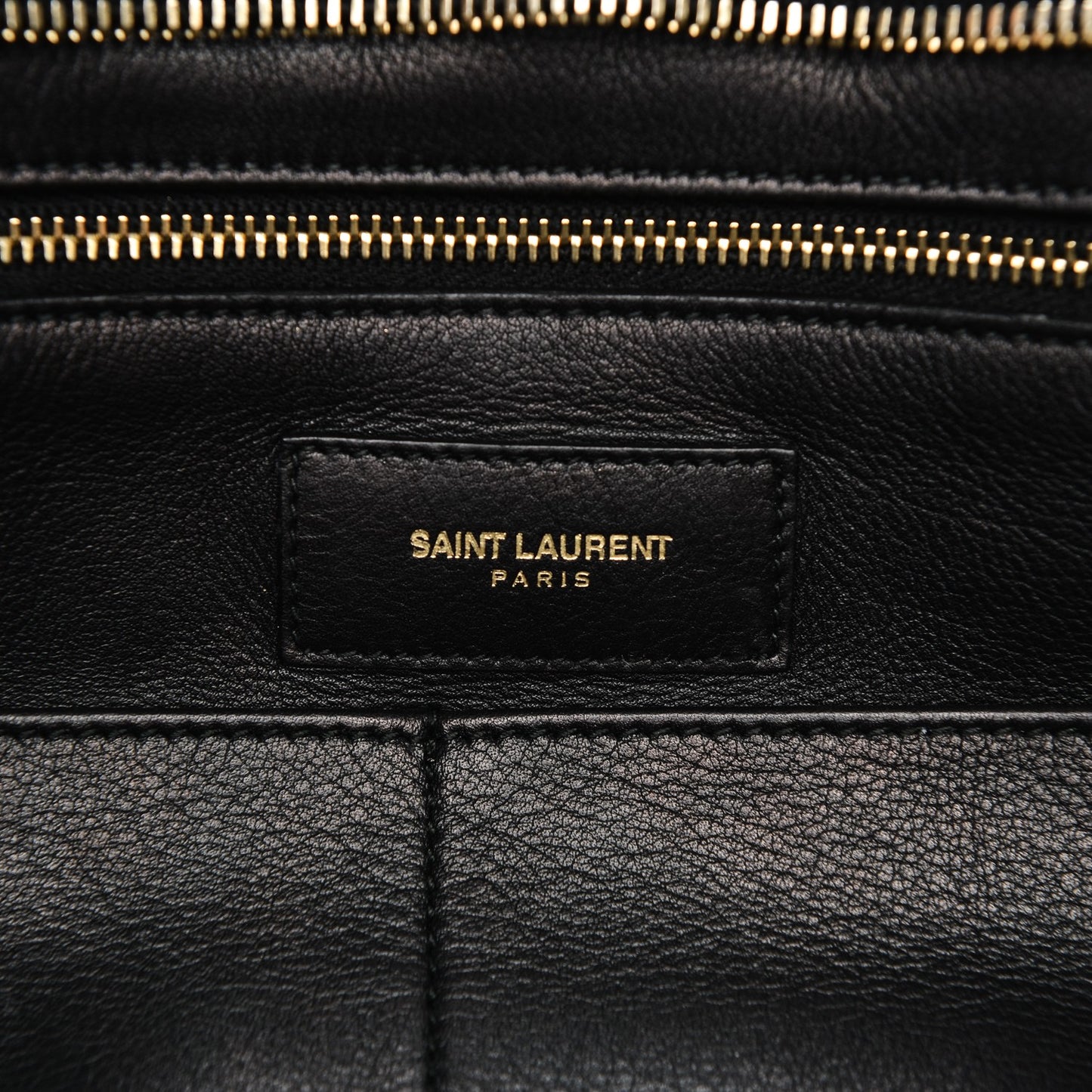 Calfskin Medium Classic Y Cabas Black