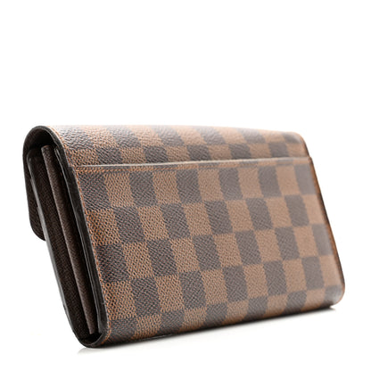 Louis Vuitton Damier Ebene Sarah Wallet NM 3 of 8