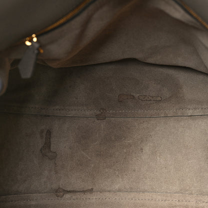 Mulberry Heavy Grain Iris Tote Powder Grey Dark Clay 8 of 8