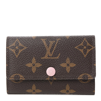 Louis Vuitton Monogram Multicles 6 Key Holder Rose Ballerine 1 of 8
