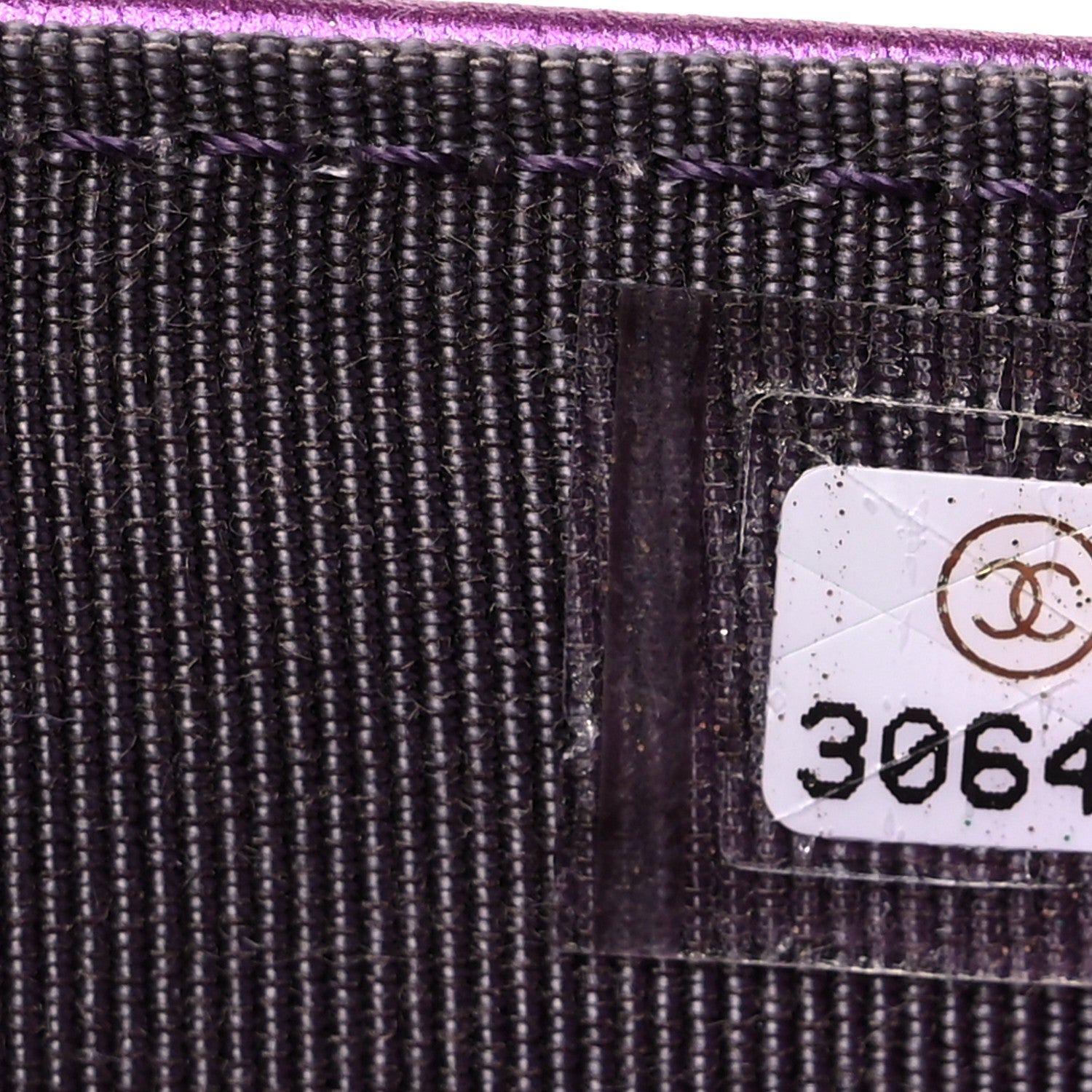 Chanel Iridescent Lambskin Small Quilted Flap Wallet Purple 9 of 13