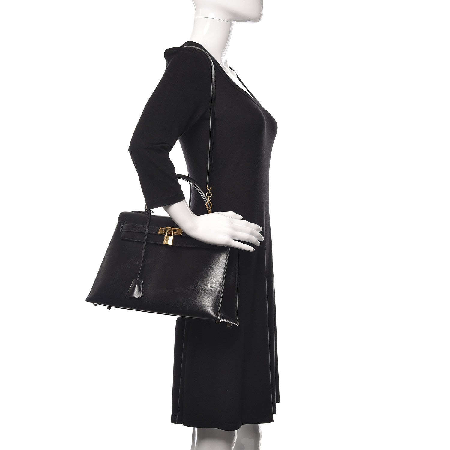 Hermes Box Kelly Sellier 32 Black 2 of 45