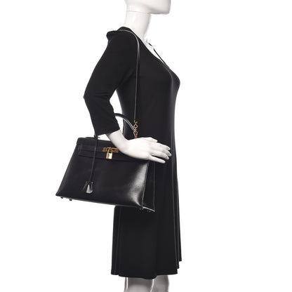 Hermes Box Kelly Sellier 32 Black 2 of 45