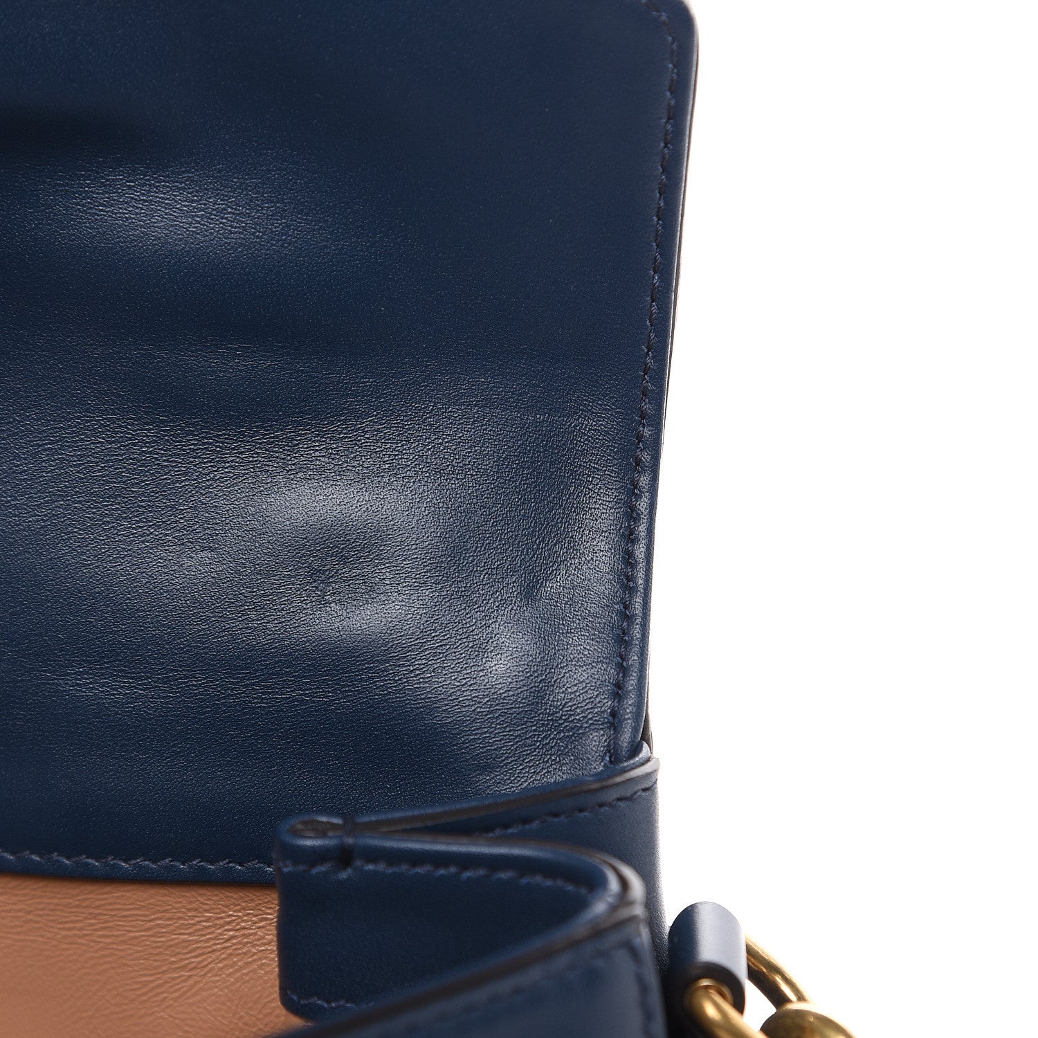 Gucci Nappa Pearl Studded Mini Queen Margaret Broadway Shoulder Bag Blue Agata 12 of 12