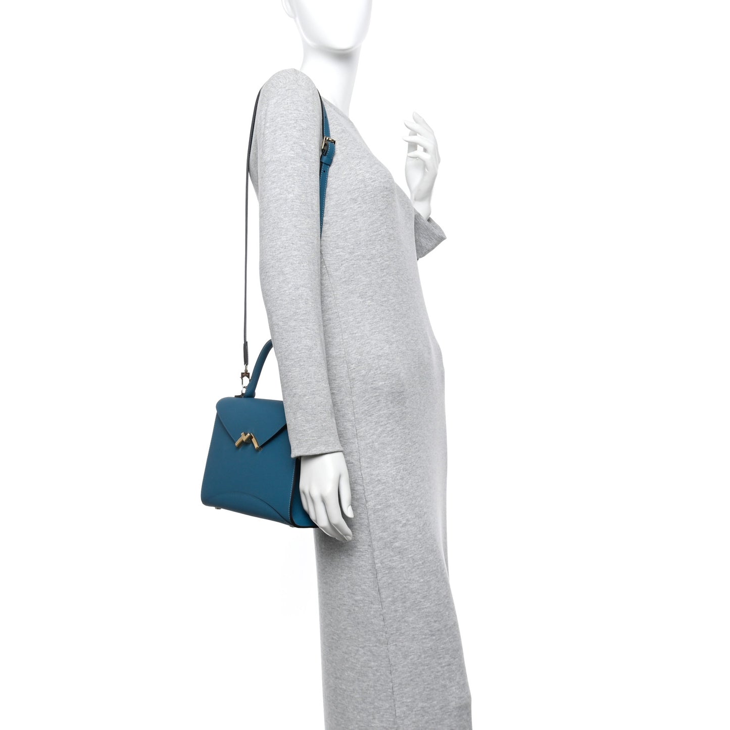 Carat Calfskin Gabrielle PM Prussian Blue