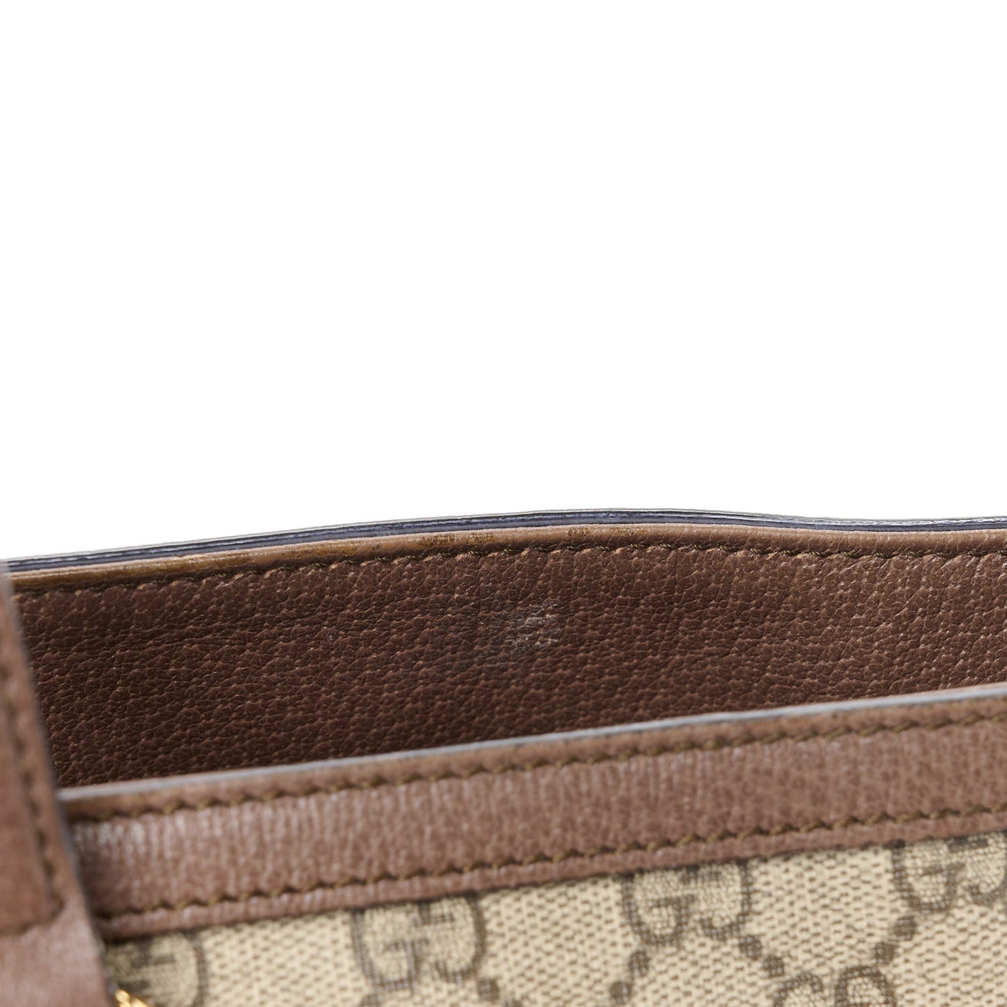 GG Supreme Monogram Medium Ophidia Shopping Tote Brown