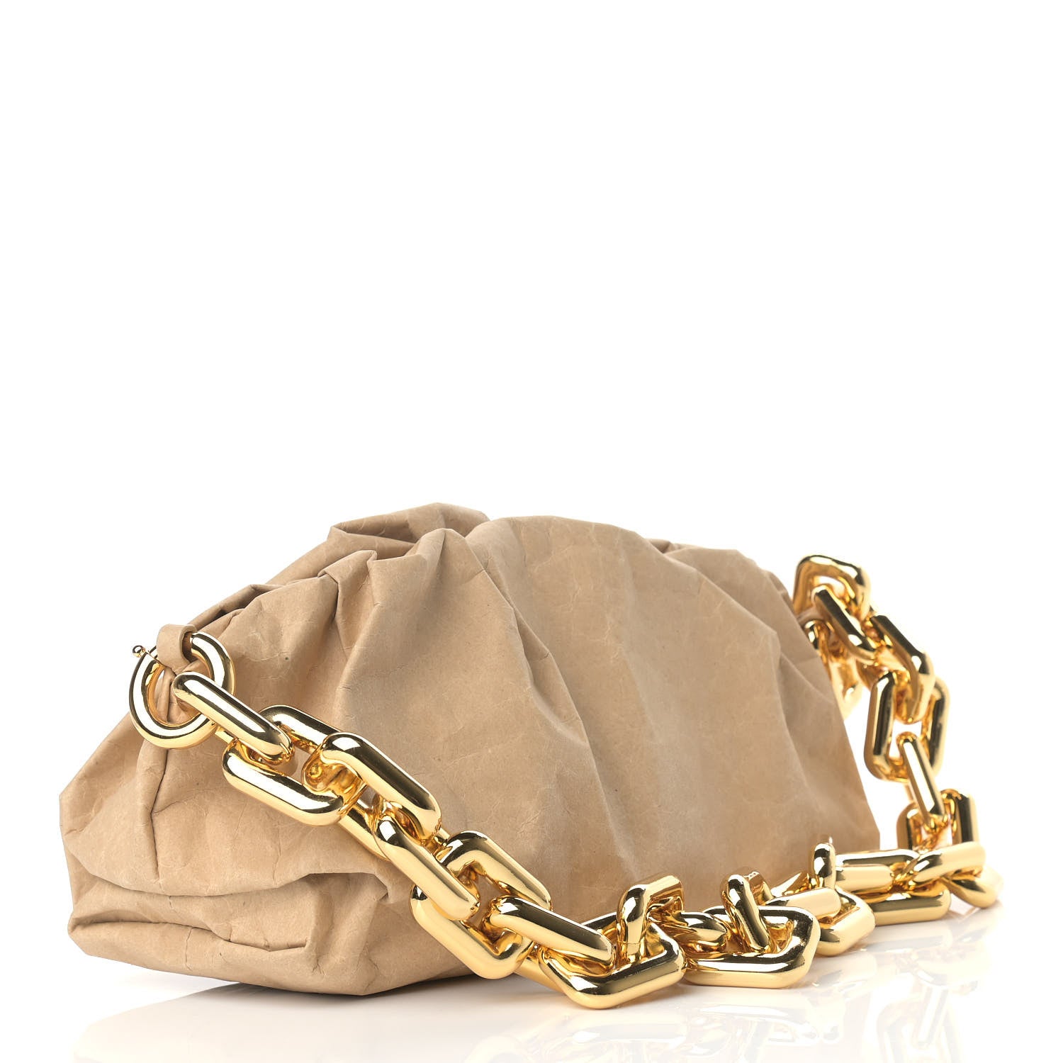 Bottega Veneta Paper The Pouch Chain Kraft 889893 – FASHIONPHILE