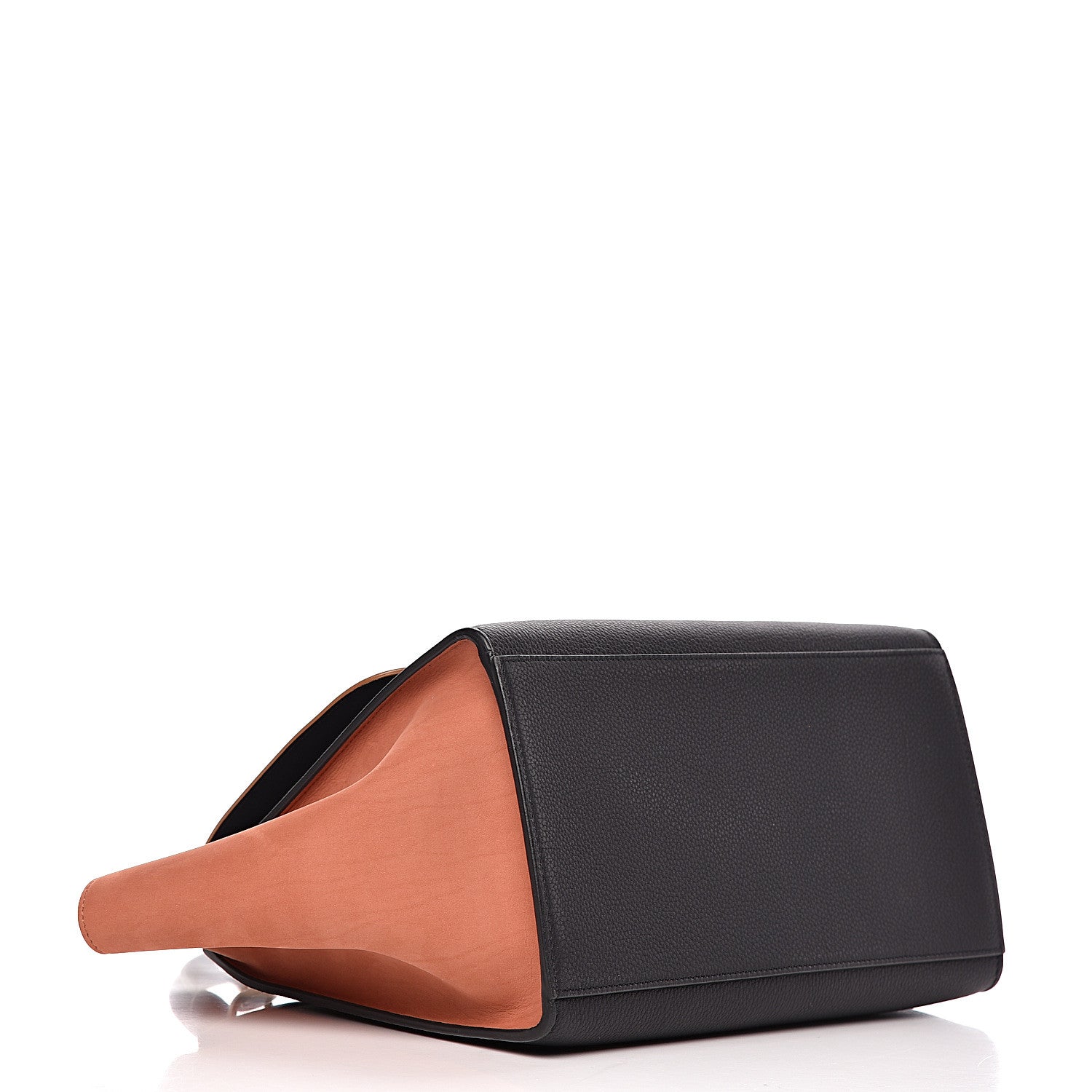 Celine Spazzolato Calfskin Nubuck Small Tri-color Trapeze Nude 5 of 10