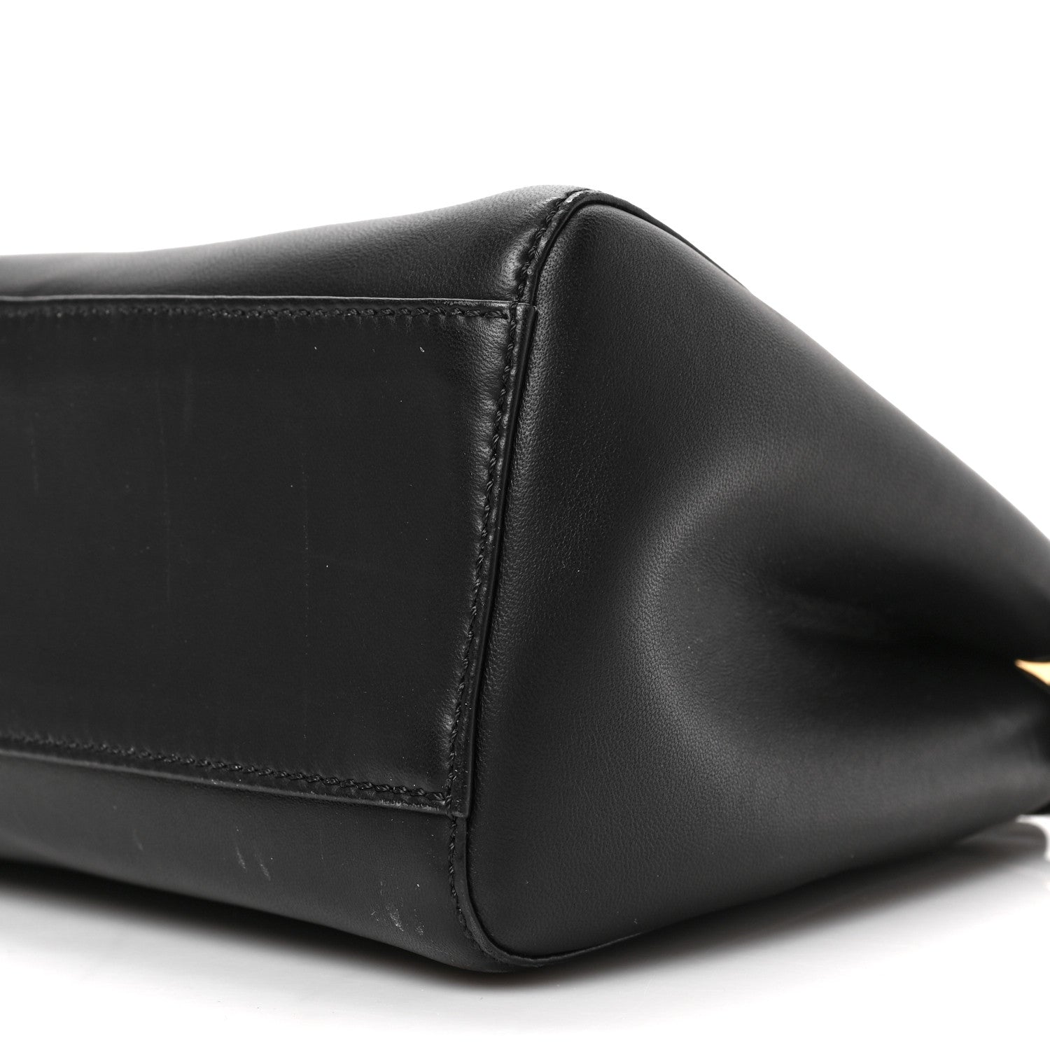 Fendi Nappa Mini Peekaboo Iconic Satchel Black 8 of 8