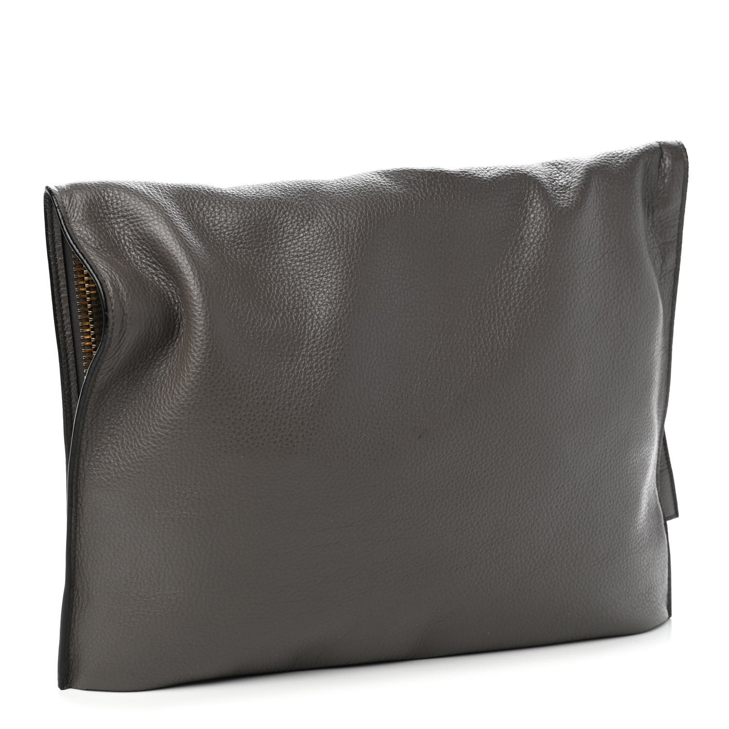 Calfskin Large Alix Padlock Zip Shoulder Bag Graphite