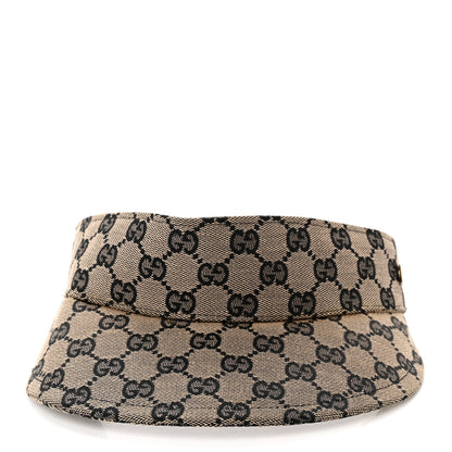 Gucci Monogram Visor Hat L Beige Blue 3 of 9
