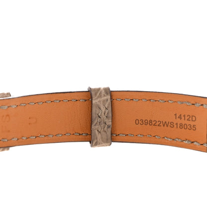 Hermes Matte Alligator Watch Strap Etoupe 5 of 6