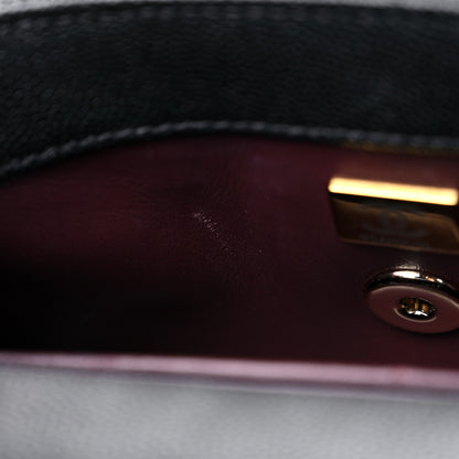 Chanel Caviar Quilted Extra Mini Coco Handle Flap Black 12 of 15