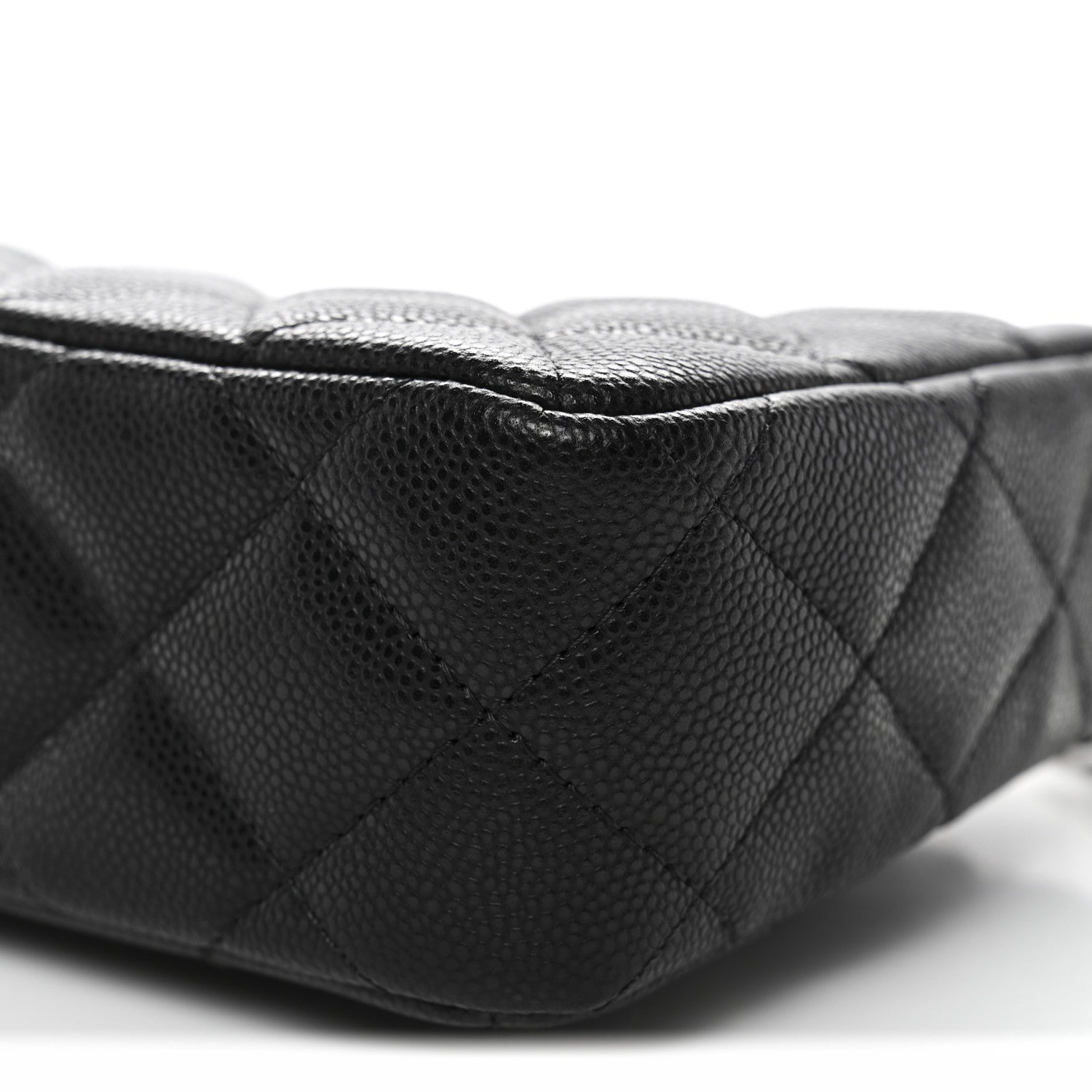 Chanel Caviar Quilted Purse With Chain Black 10 of 11