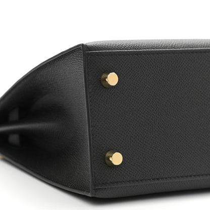 Hermes Epsom Kelly Sellier 25 Black 9 of 12