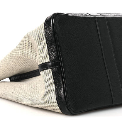 Hermes Toile Buffle Gala Garden Party Tote 49 GM Black 7 of 10