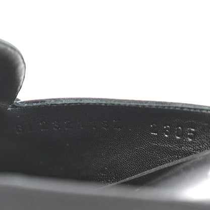 Hermes Satin Oz Mules 36.5 Black 9 of 10