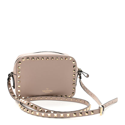 Valentino Garavani Calfskin Rockstud Camera Crossbody Bag Poudre 3 of 9