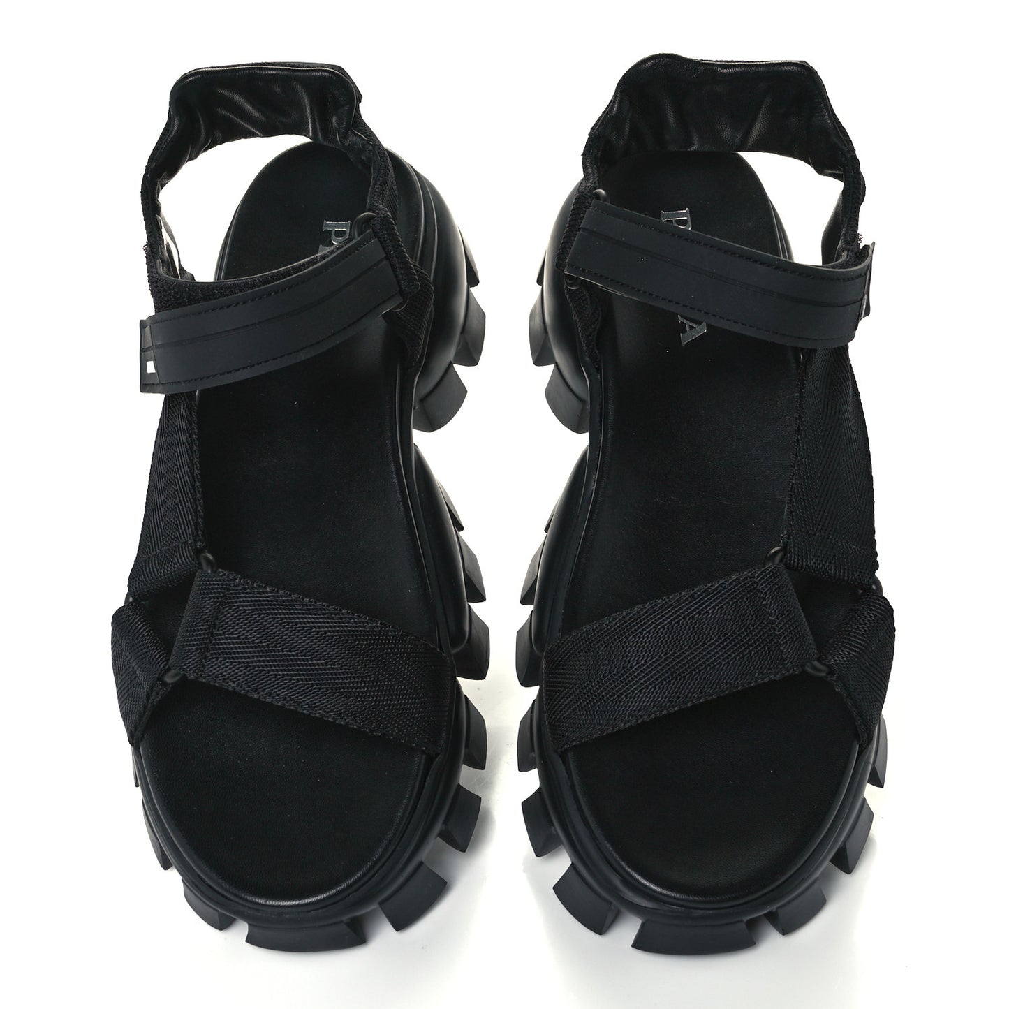 Rubber Nylon Velcro Womens Cloudbust Thunder 50mm Sandals 39.5 Black