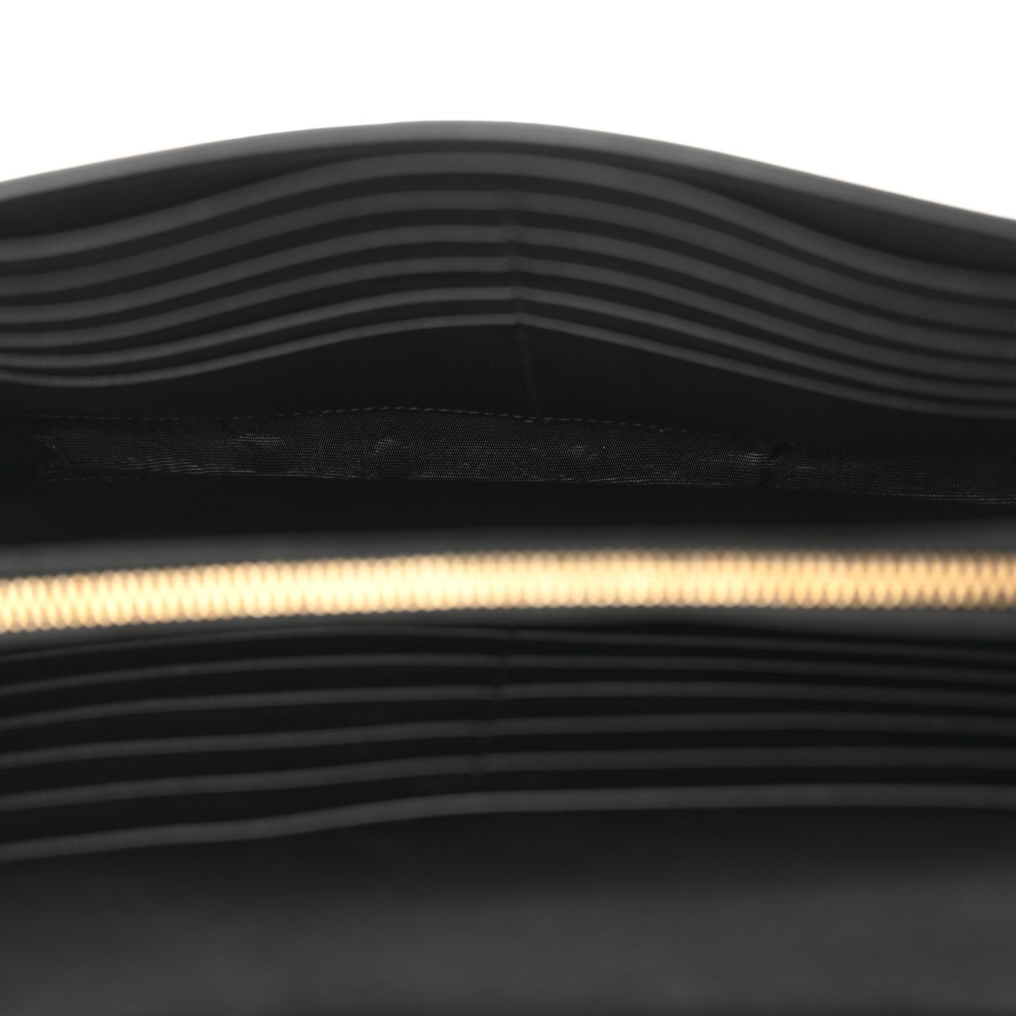 Calfskin Classic Y Ligne Chain Wallet Black