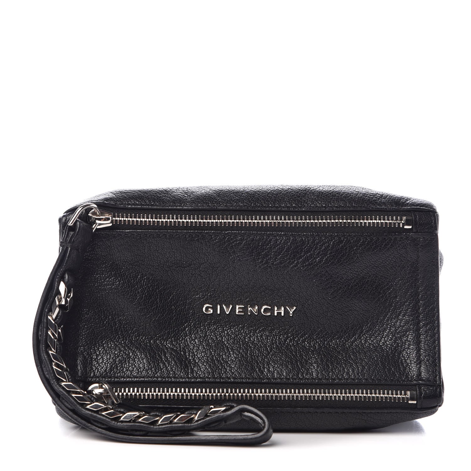 Givenchy Sugar Goatskin Pandora Wristlet Black 1 of 8