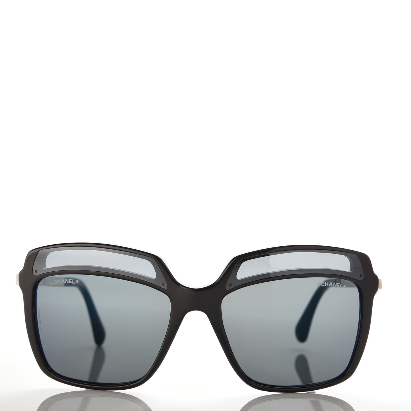 Square Fall Sunglasses 5378 Black Blue