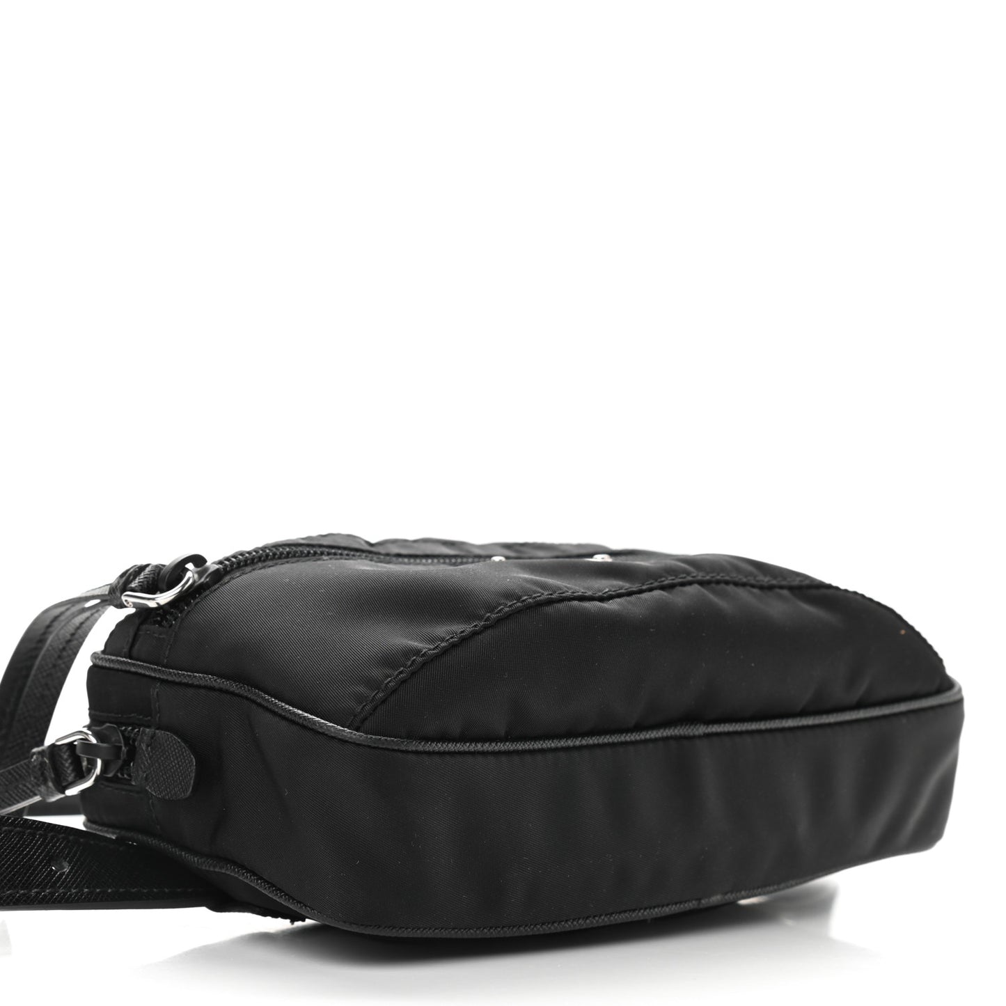 Tessuto Nylon Saffiano Belt Bag Black