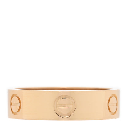 Cartier 18K Yellow Gold 5.5mm LOVE Ring 58 8.5 1 of 6
