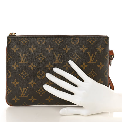 Louis Vuitton Monogram Alligator Trim Mahina XL Pochette 2 of 9
