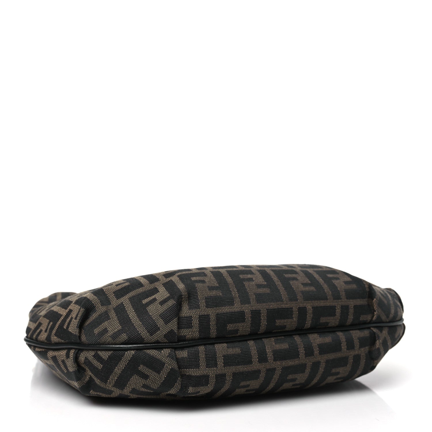 Fendi Zucca Cuoio Lucido Small Chef Hobo Tobacco Moro 4 of 11