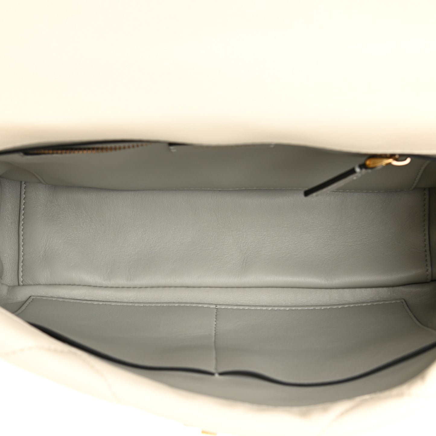 Nappa Large Roman Stud Shoulder Bag Ivory