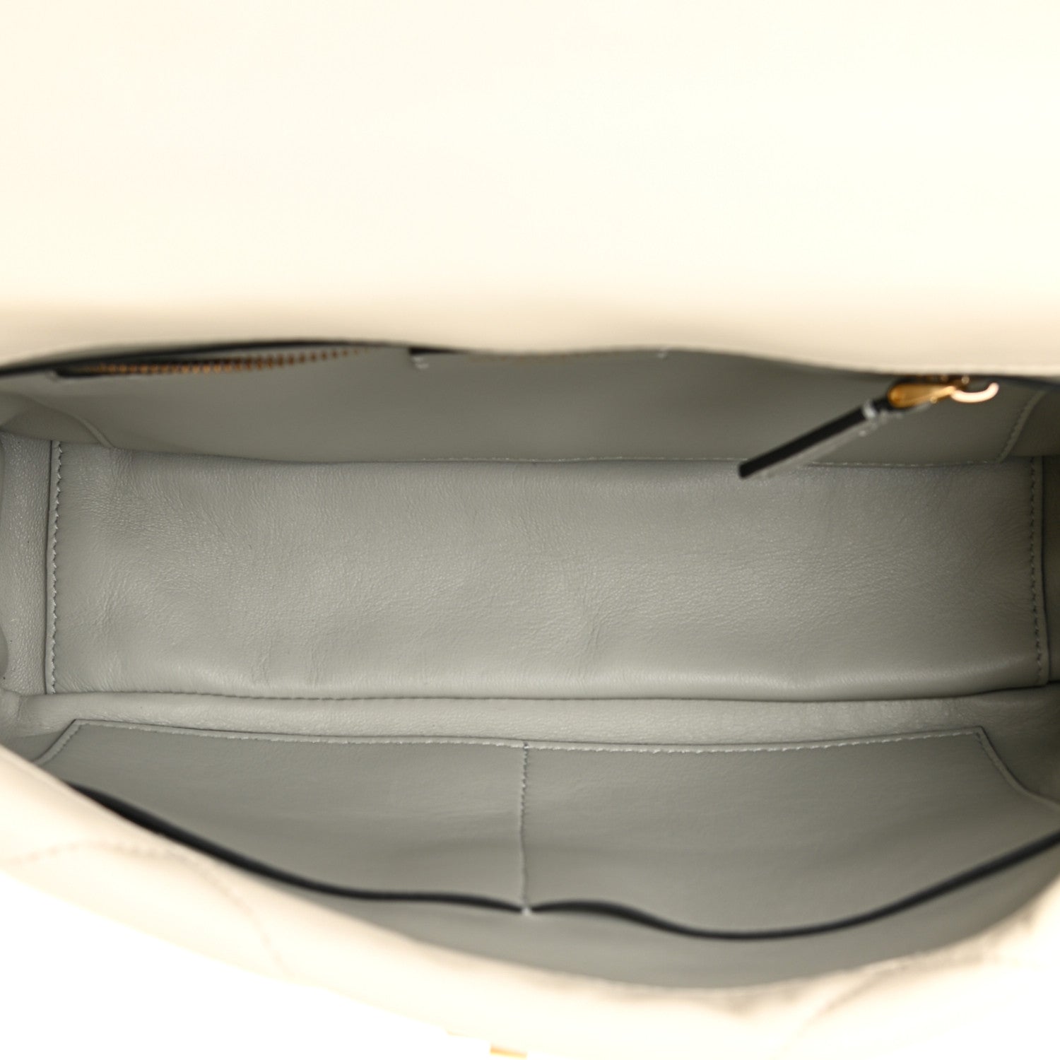Valentino Garavani Nappa Large Roman Stud Shoulder Bag Ivory 4 of 18