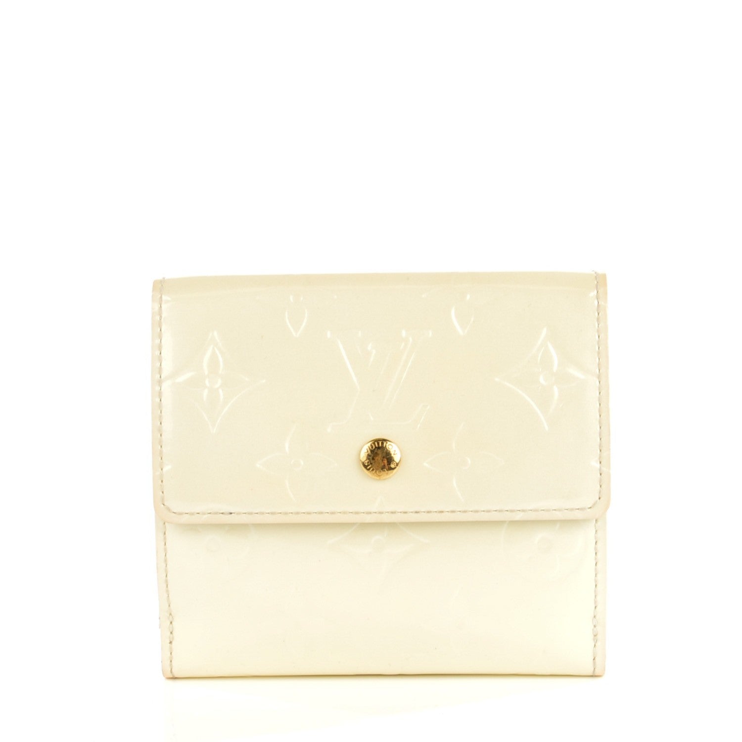 Louis Vuitton Vernis Elise Wallet Blanc Corail 1 of 10