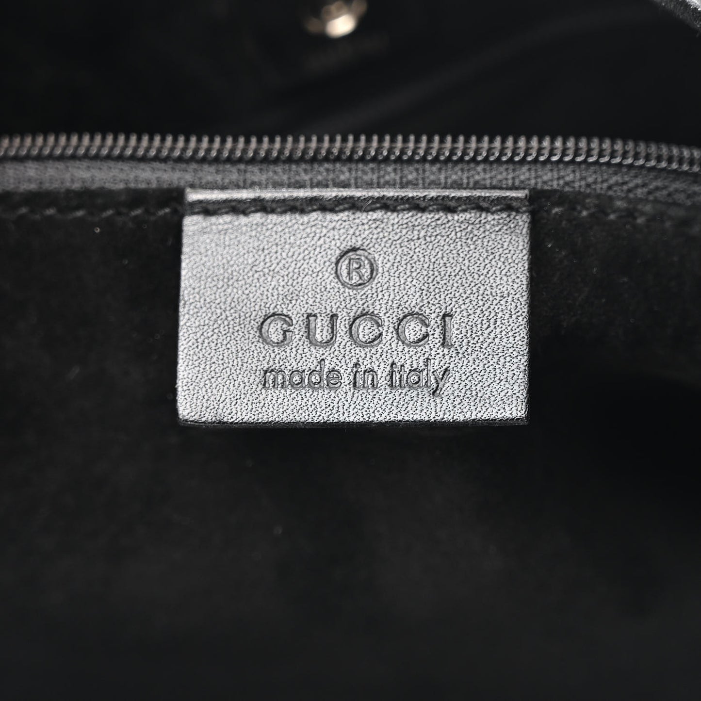 Calfskin Logo Hobo Bag Black