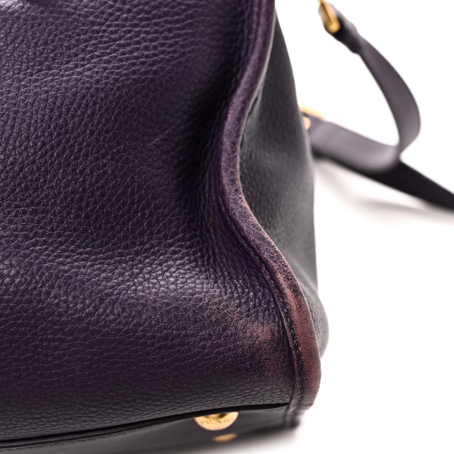 Vitello Daino Shopping Satchel Uva